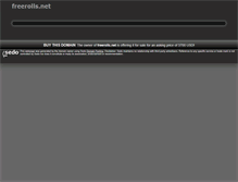 Tablet Screenshot of freerolls.net